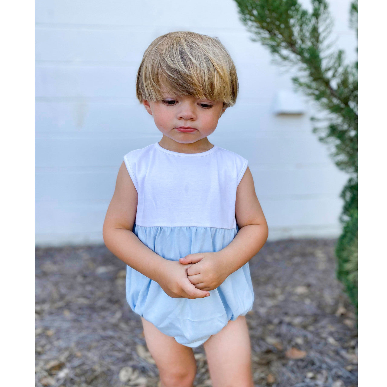 PREMIUM BLUE AND WHITE UNISEX BUBBLE