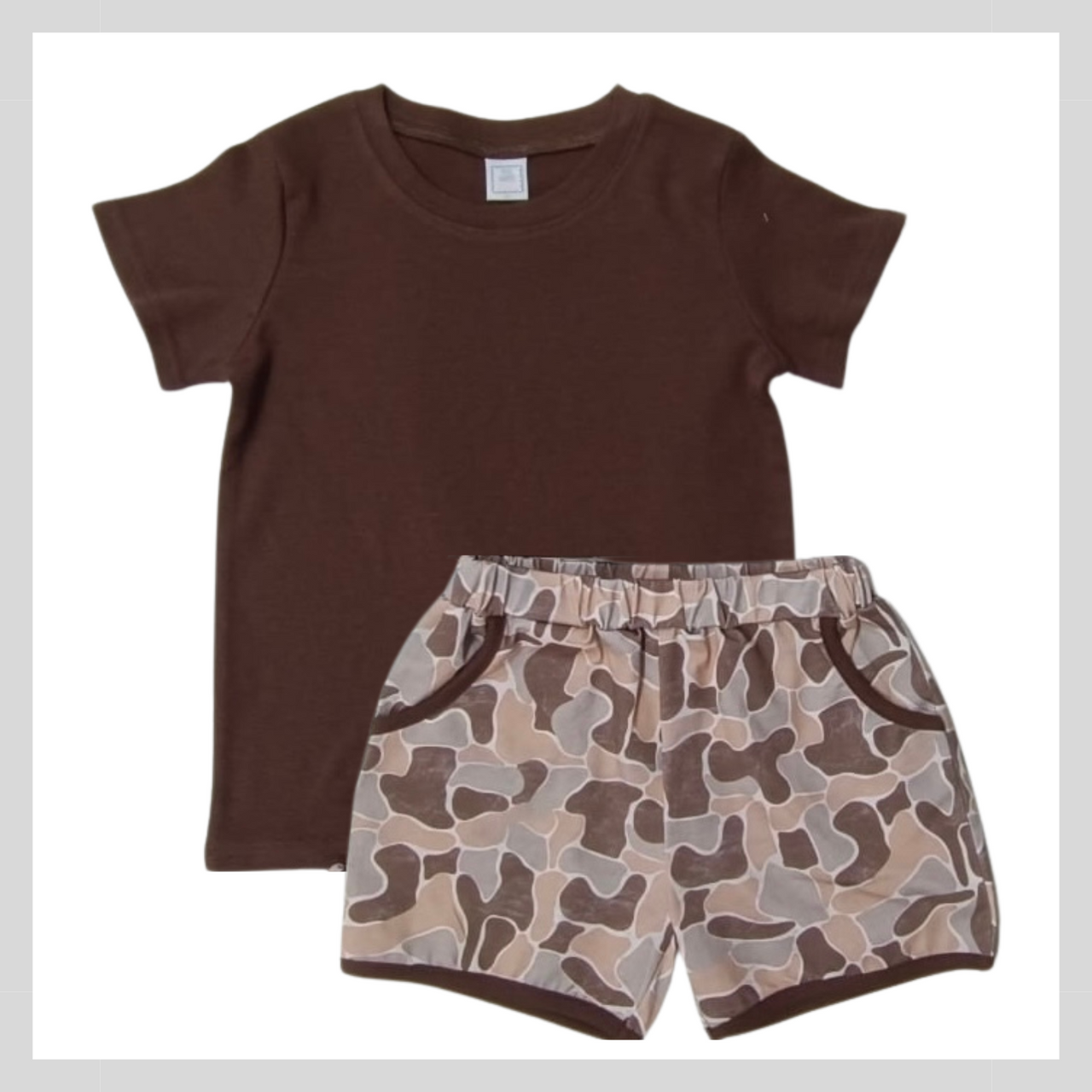 PREMIUM UNISEX CAMO SHORTS SET