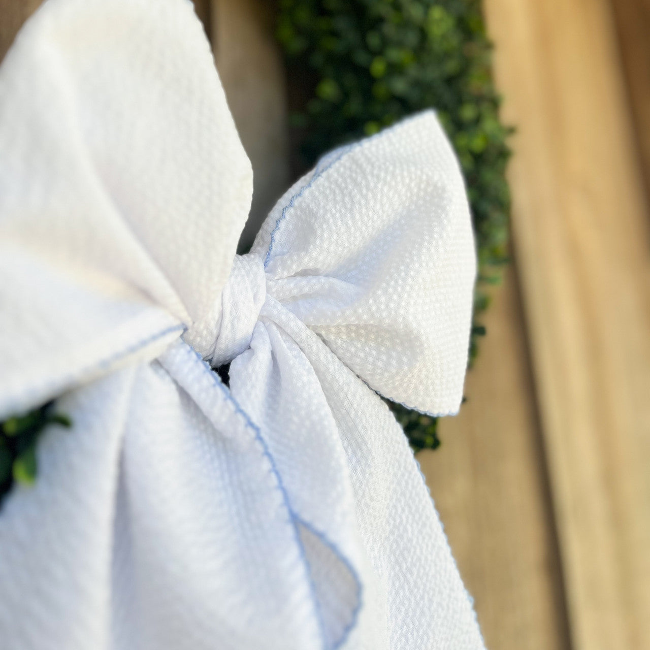 BLUE MOON-STITCH WREATH SASH