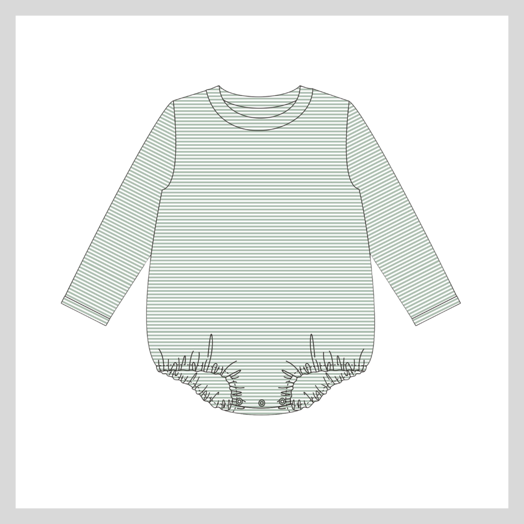 Unisex Long Sleeve Sage Bubble