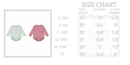 UNISEX STRIPE LONG SLEEVE BUBBLE
