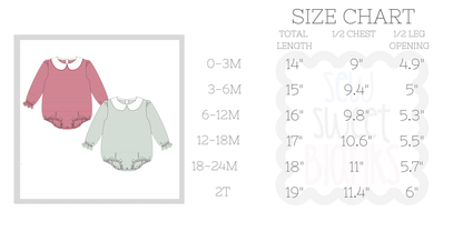 LONG SLEEVE COLLARED STRIPED BABY BUBBLE