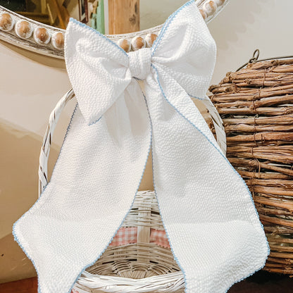 SEERSUCKER MOON-STITCHED SASH