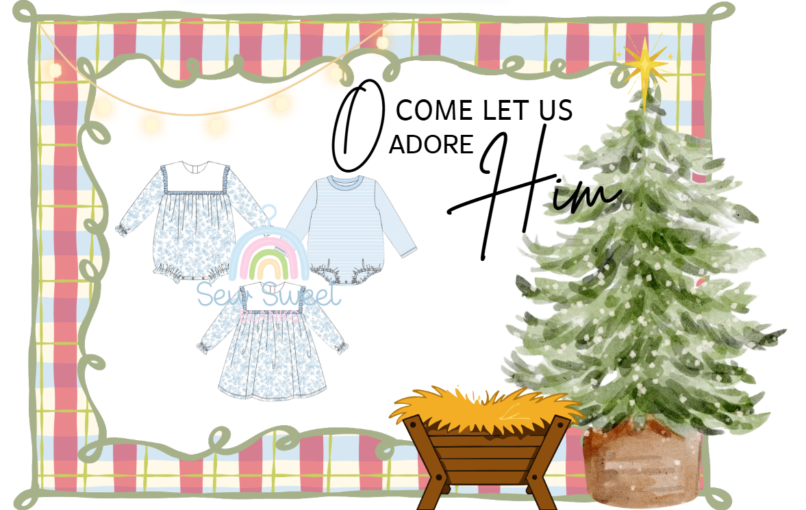 CONTROL PRE ORDER-LS COLLARED FRENCH TOILE BABY BUBBLE (ETA Mid November)