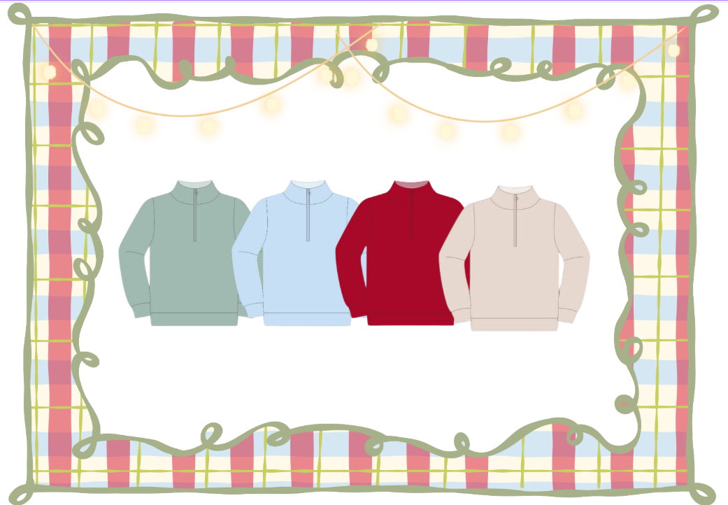 CONTROL PRE ORDER- Quarter zip pullover (ETA Mid November)