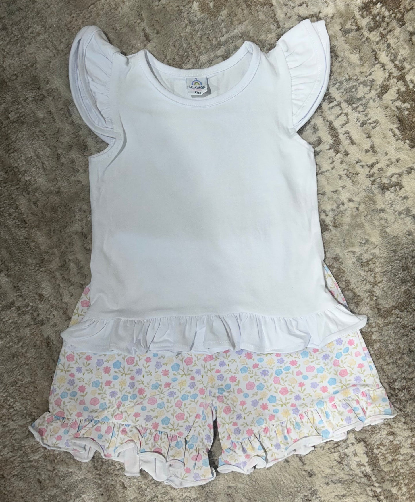 SS DOUBLE RUFFLE TEE