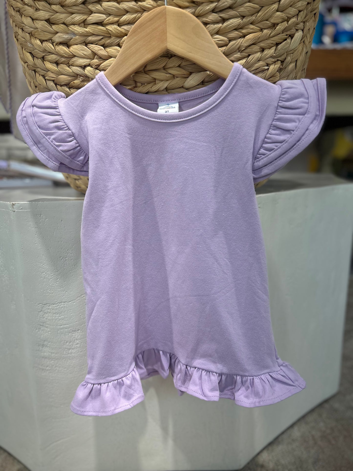 SS DOUBLE RUFFLE TEE