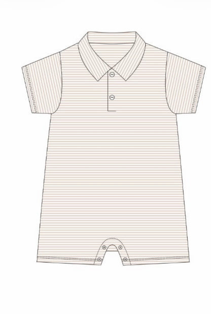 Boy Polo Romper