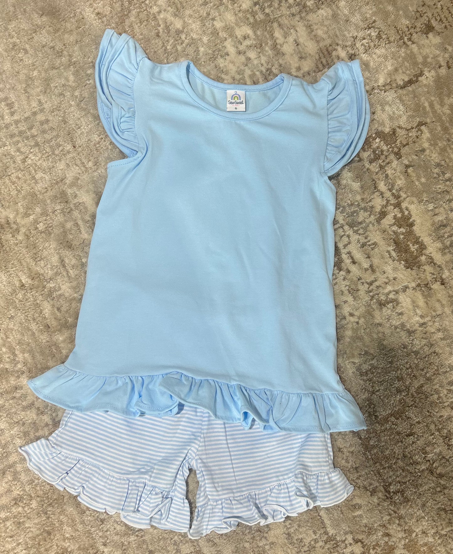 SS DOUBLE RUFFLE TEE