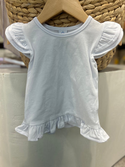 SS DOUBLE RUFFLE TEE