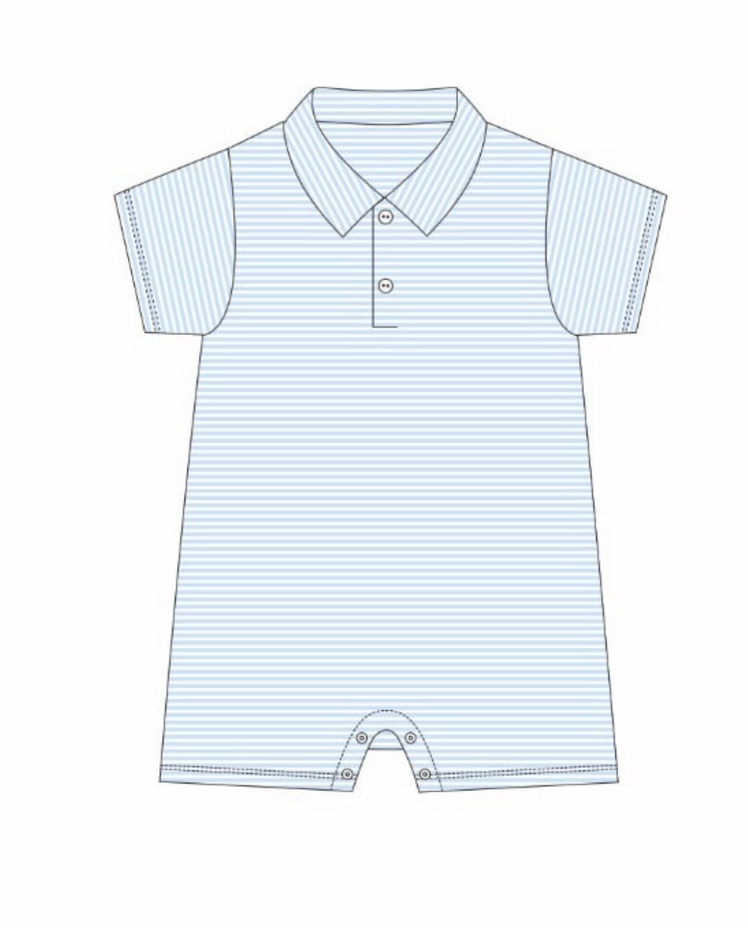 Boy Polo Romper