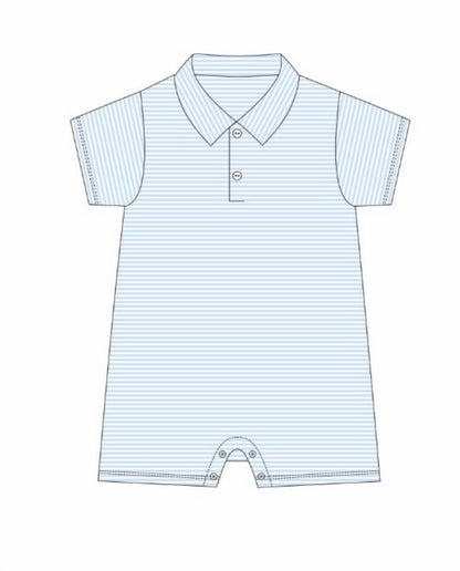 Boy Polo Romper