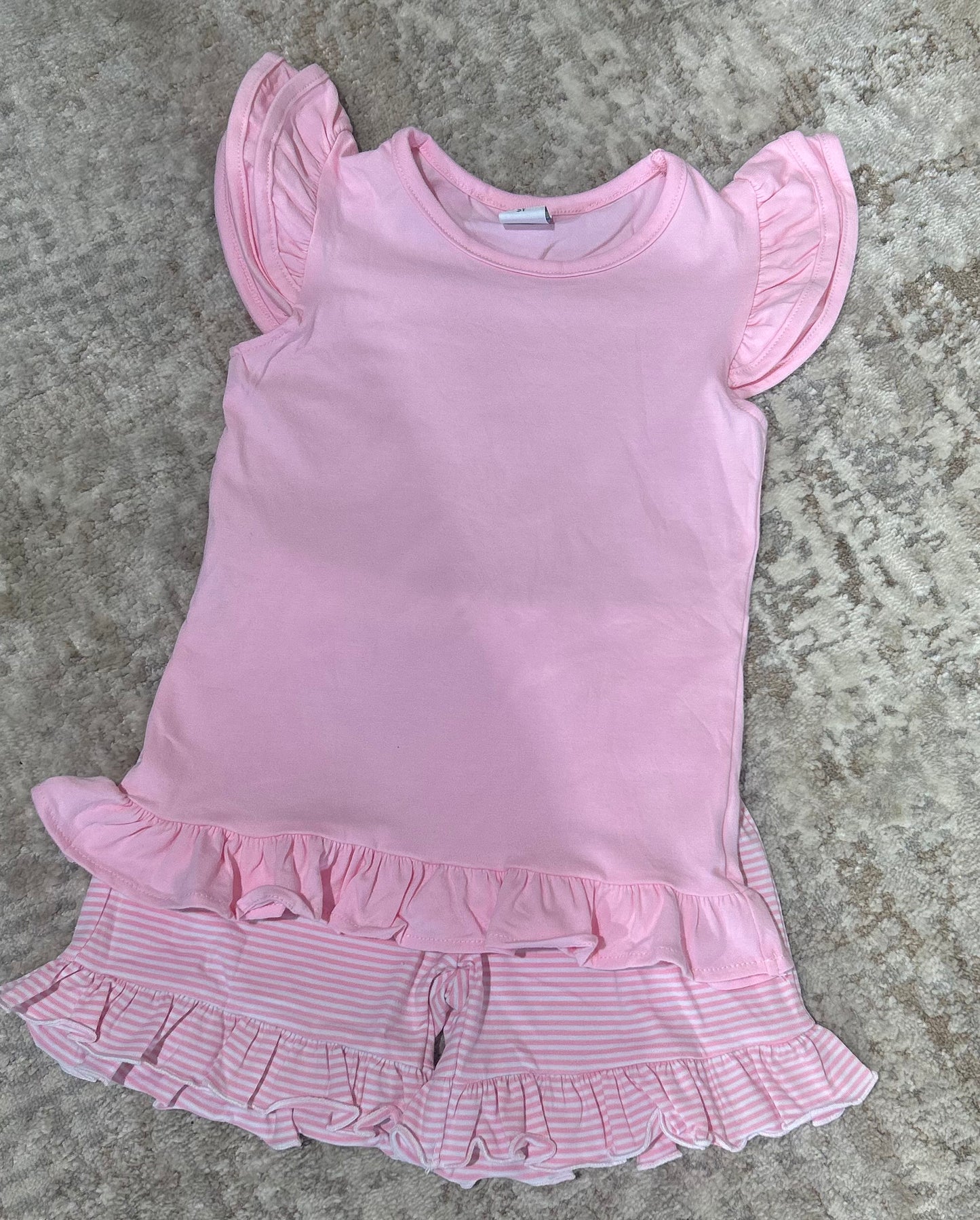 SS DOUBLE RUFFLE TEE