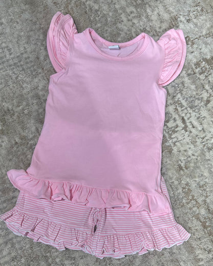 SS DOUBLE RUFFLE TEE