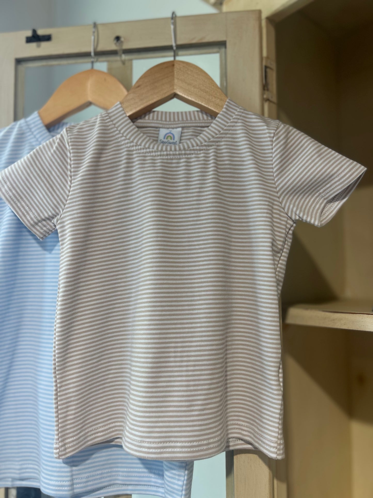 Striped Short Sleeve Tees