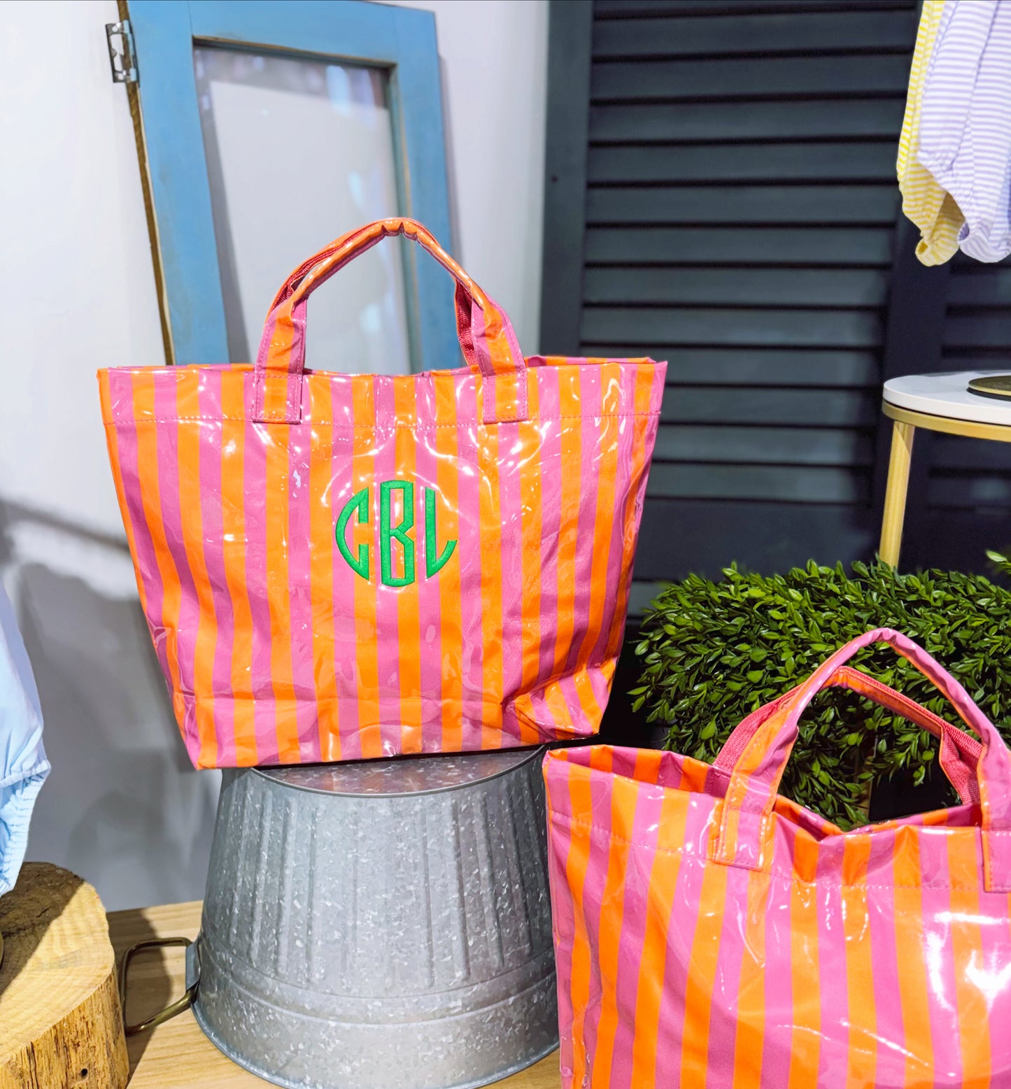 Stripe Tote Bag