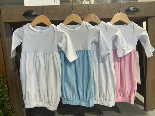 Infant Baby Gown 95% COTTON 5% SPANDEX