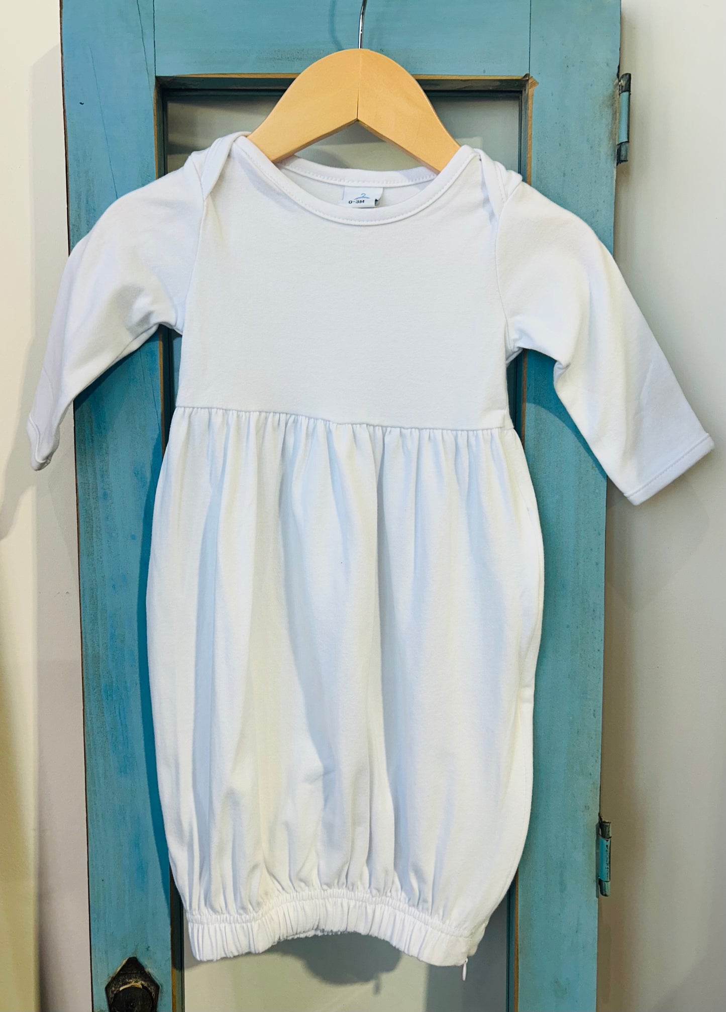 Infant Baby Gown 95% COTTON 5% SPANDEX