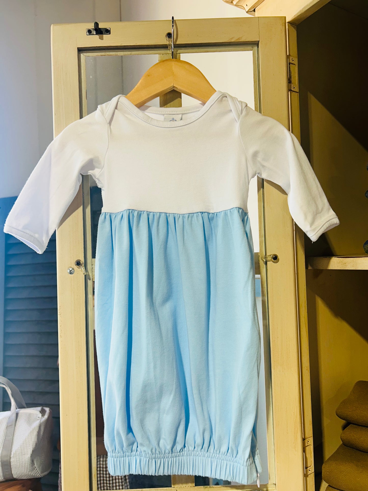Infant Baby Gown 95% COTTON 5% SPANDEX