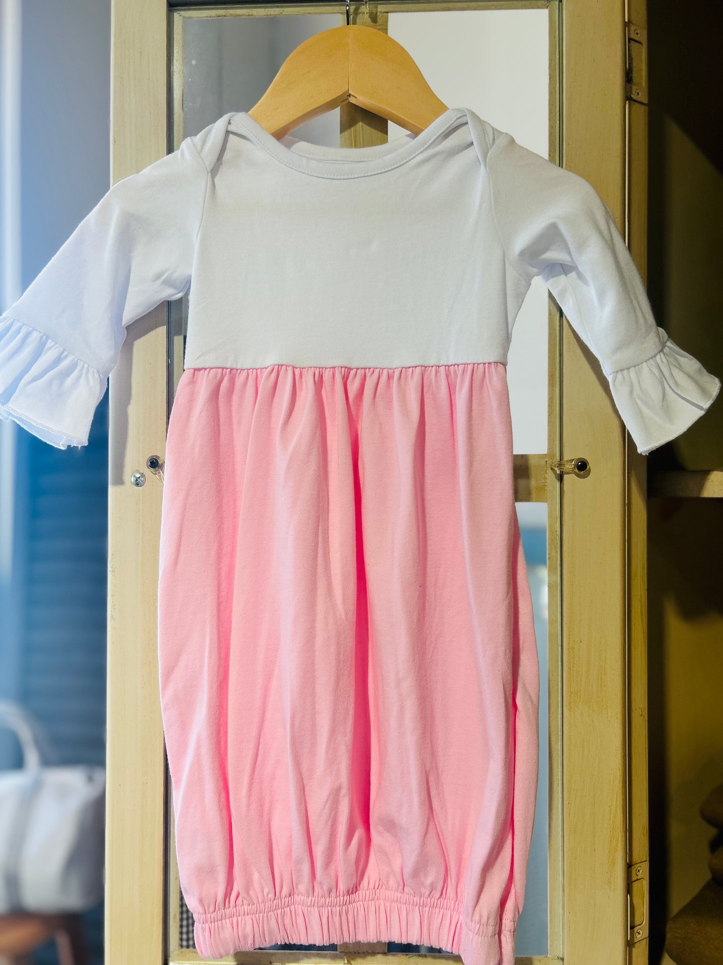 Infant Baby Gown 95% COTTON 5% SPANDEX