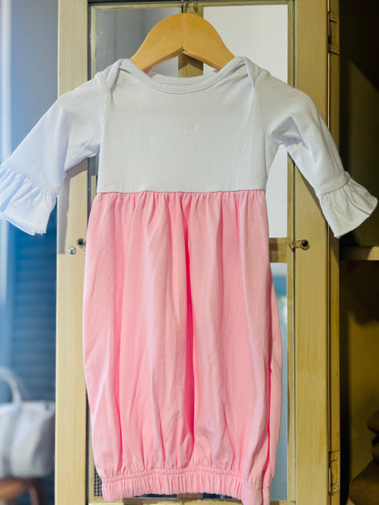 Infant Baby Gown 95% COTTON 5% SPANDEX