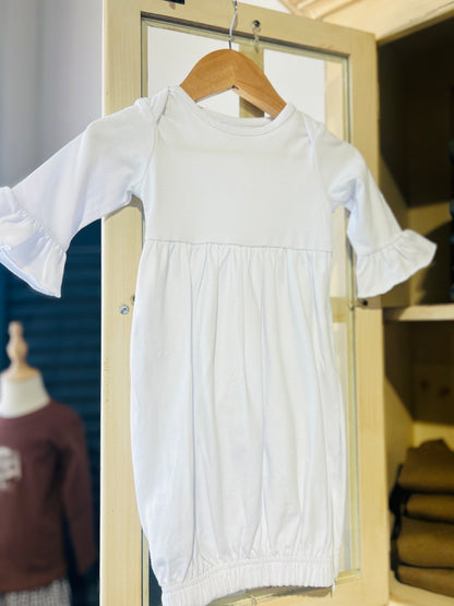 Infant Baby Gown 95% COTTON 5% SPANDEX