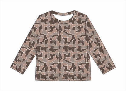 LONG SLEEVE CAMO SHIRT