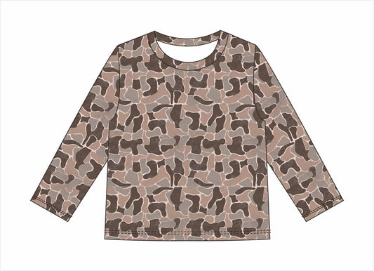 LONG SLEEVE CAMO SHIRT