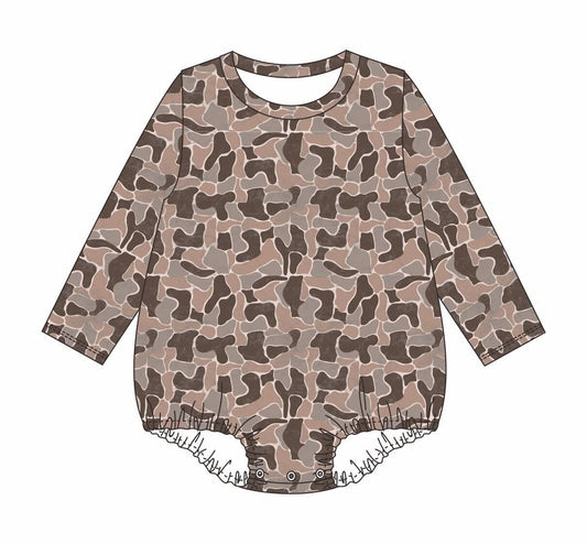 LONG SLEEVE CAMO BUBBLE