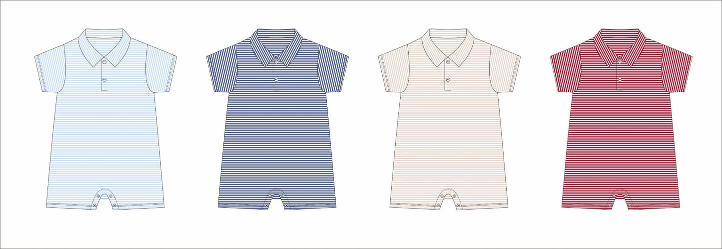 Boy Polo Romper