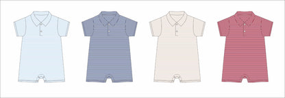 Boy Polo Romper