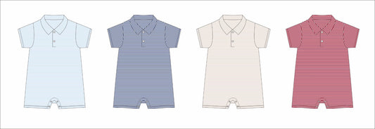 Boy Polo Romper