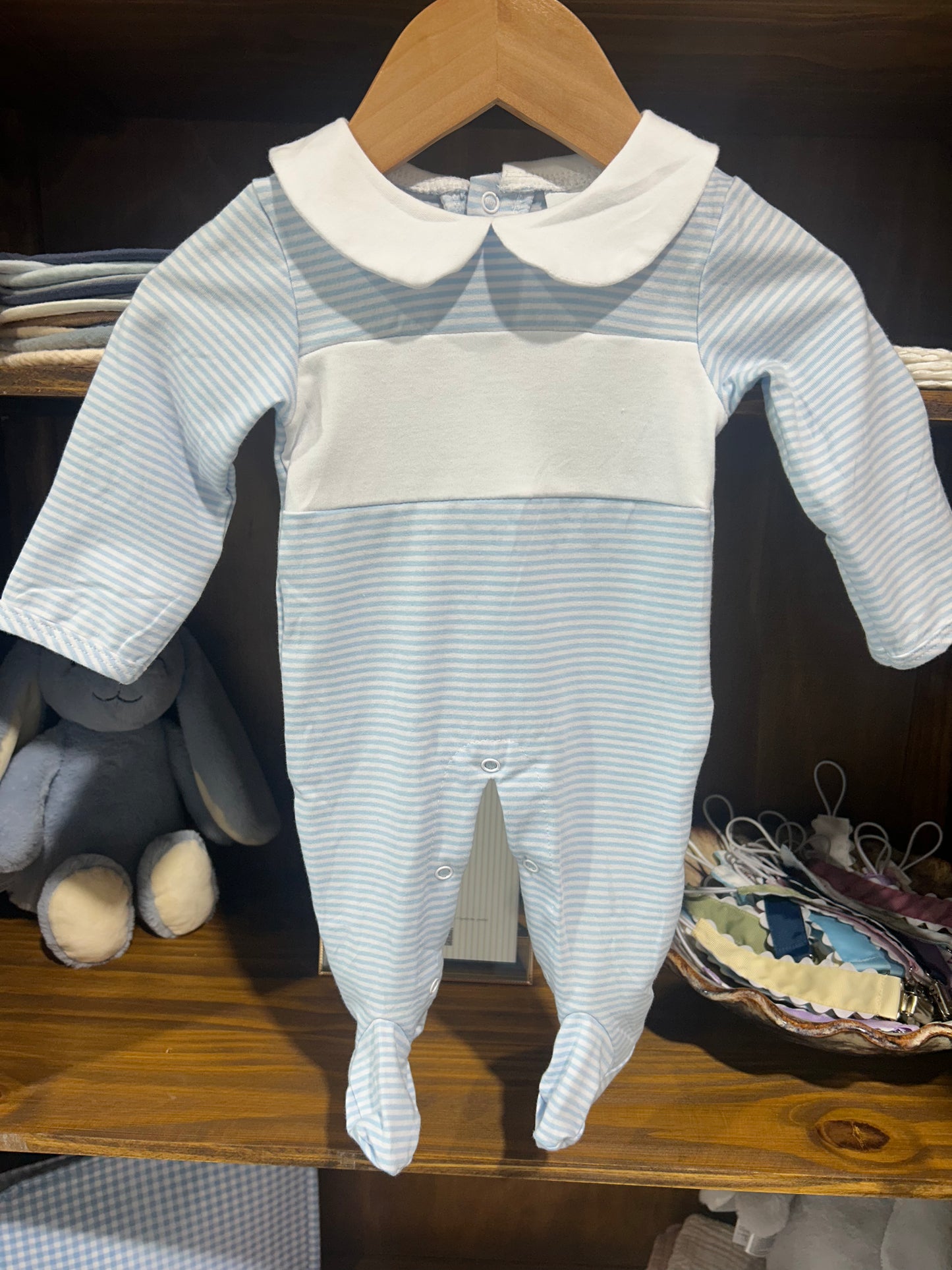Peter Pan Collar Footed Sleeper