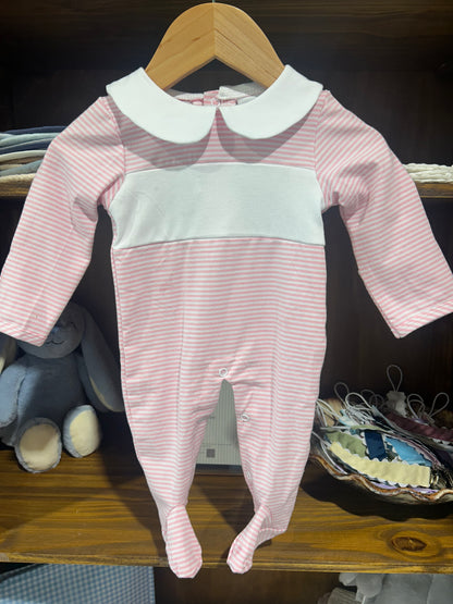 Peter Pan Collar Footed Sleeper