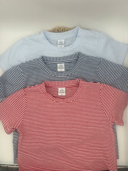 Striped Short Sleeve Tees