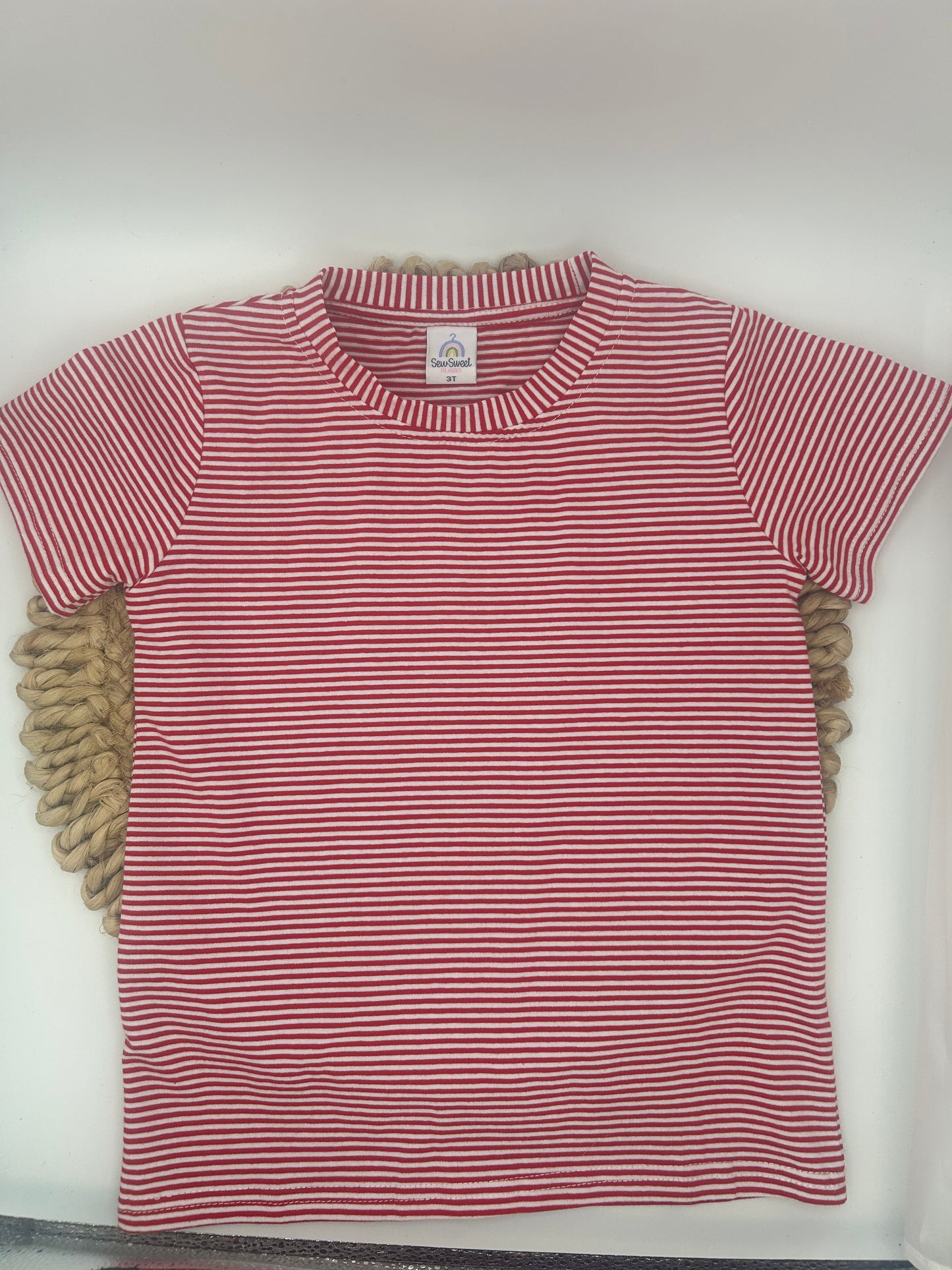 Striped Short Sleeve Tees