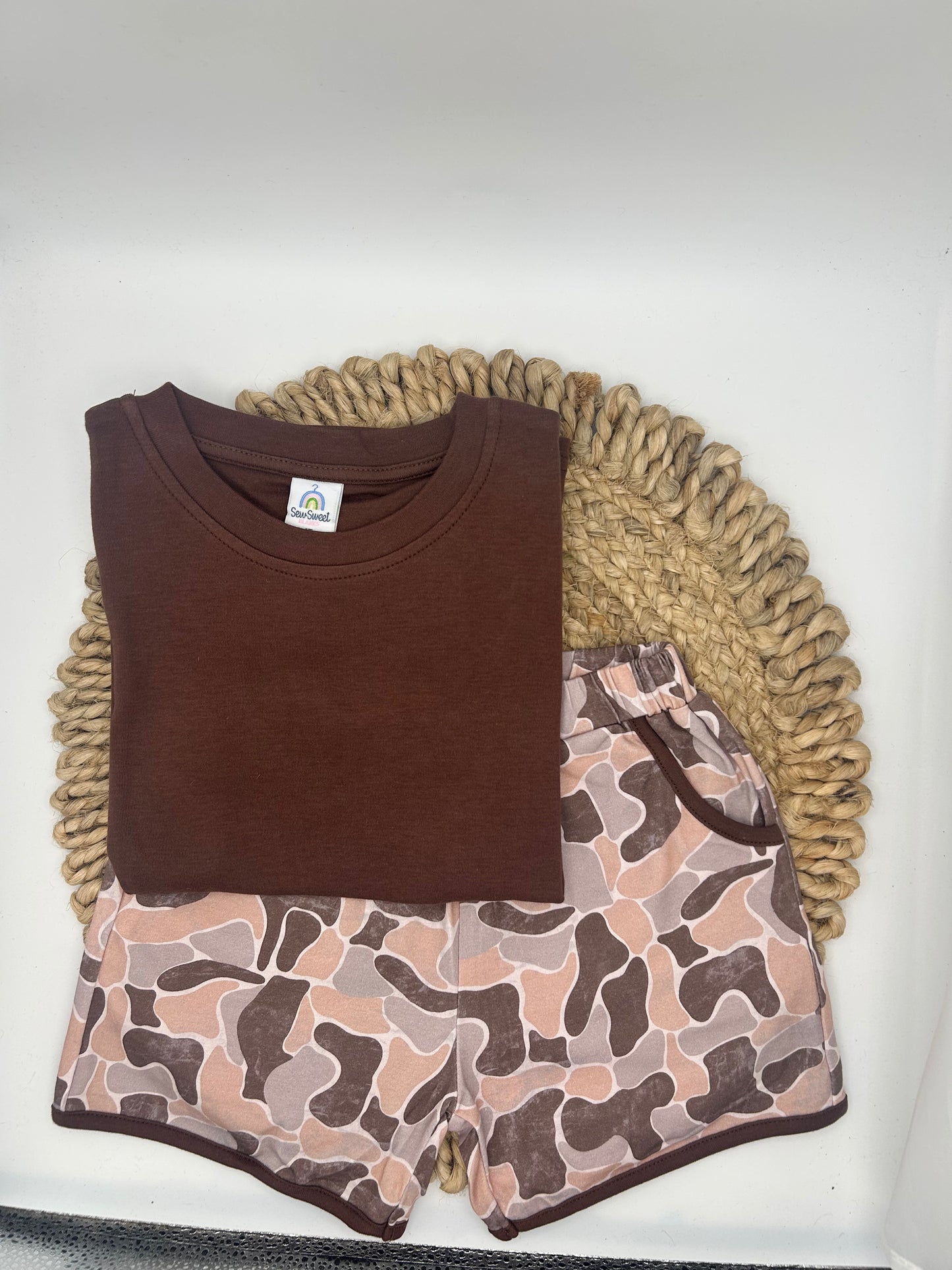 PREMIUM UNISEX CAMO SHORTS SET