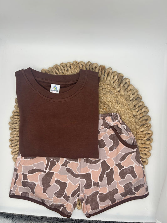 PREMIUM UNISEX CAMO SHORTS SET