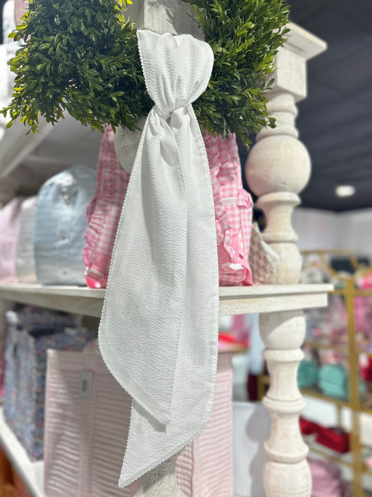 SEERSUCKER MOON-STITCHED SASH