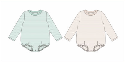Unisex Long Sleeve Sage Bubble