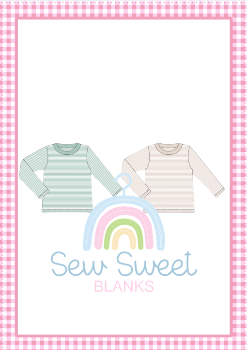 LS STRIPED TEE