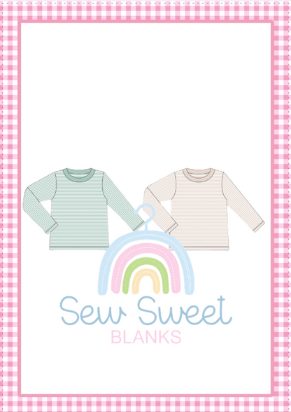 LS STRIPED TEE