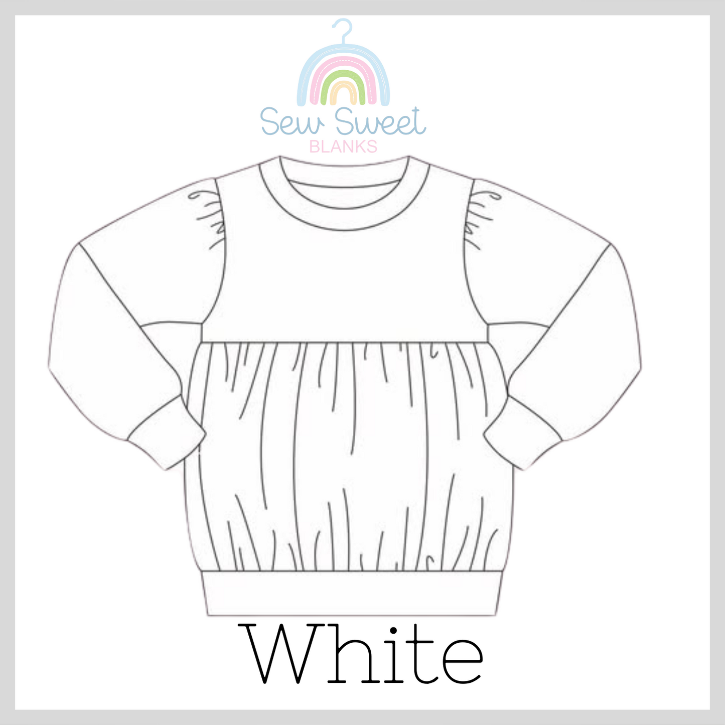 YOUTH GIRLS —TUNIC BUBBLE SWEATSHIRT