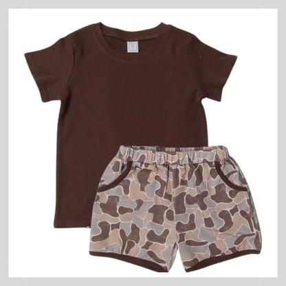 PREMIUM UNISEX CAMO SHORTS SET