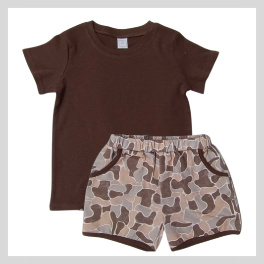 PREMIUM UNISEX CAMO SHORTS SET