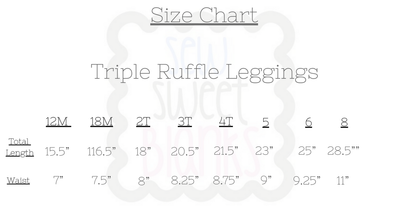 (PREORDER-BOO IN JUNE) TRIPLE RUFFLE LEGGINGS