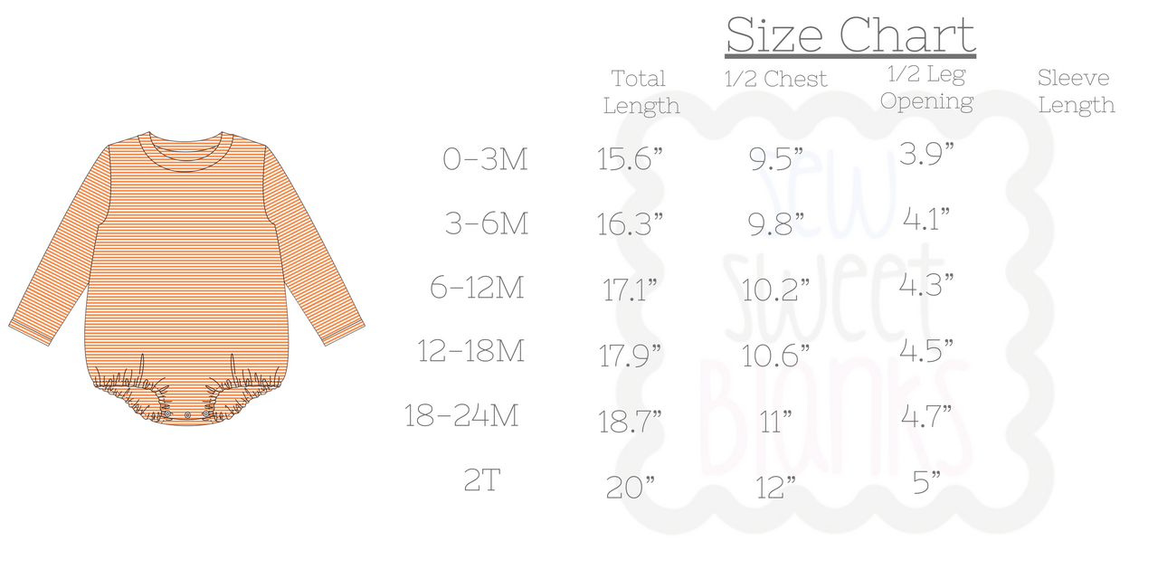 UNISEX STRIPE LONG SLEEVE BUBBLE