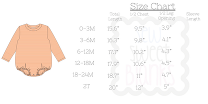 (PREORDER-BOO IN JUNE) UNISEX STRIPE LONG SLEEVE BUBBLE