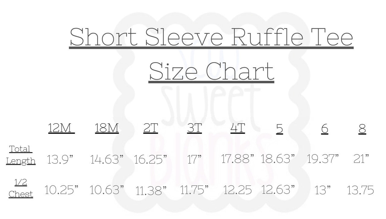 SHORT SLEEVE RUFFLE TEE