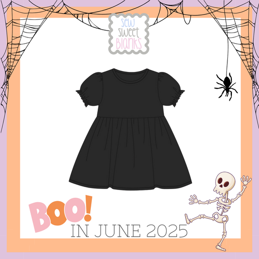 SHORT SLEEVE TUNIC-BLACK
